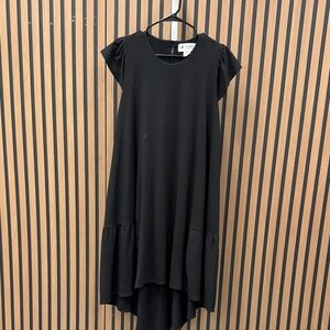 More Black High Low Dress